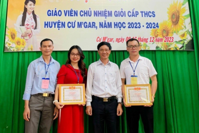 TRƯỜNG THCS NGUYỄN TẤT THÀNH THAM GIA HỘI THI GVCN GIỎI CẤP HUYỆN NĂM HỌC 2023 -2024