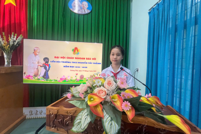Đại hội cháu ngoan Bác Hồ Liên đội Trường THCS Nguyễn Tất Thành, năm học 2025-2026