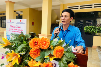 Sôi nổi chương trình “Thư viện lưu động” tại Trường THCS Nguyễn Tất Thành